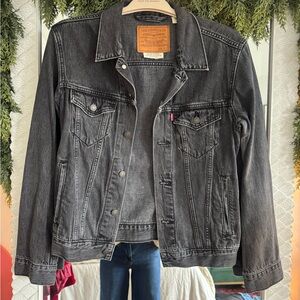 Levi's Women's Dark Gray Denim Jacket